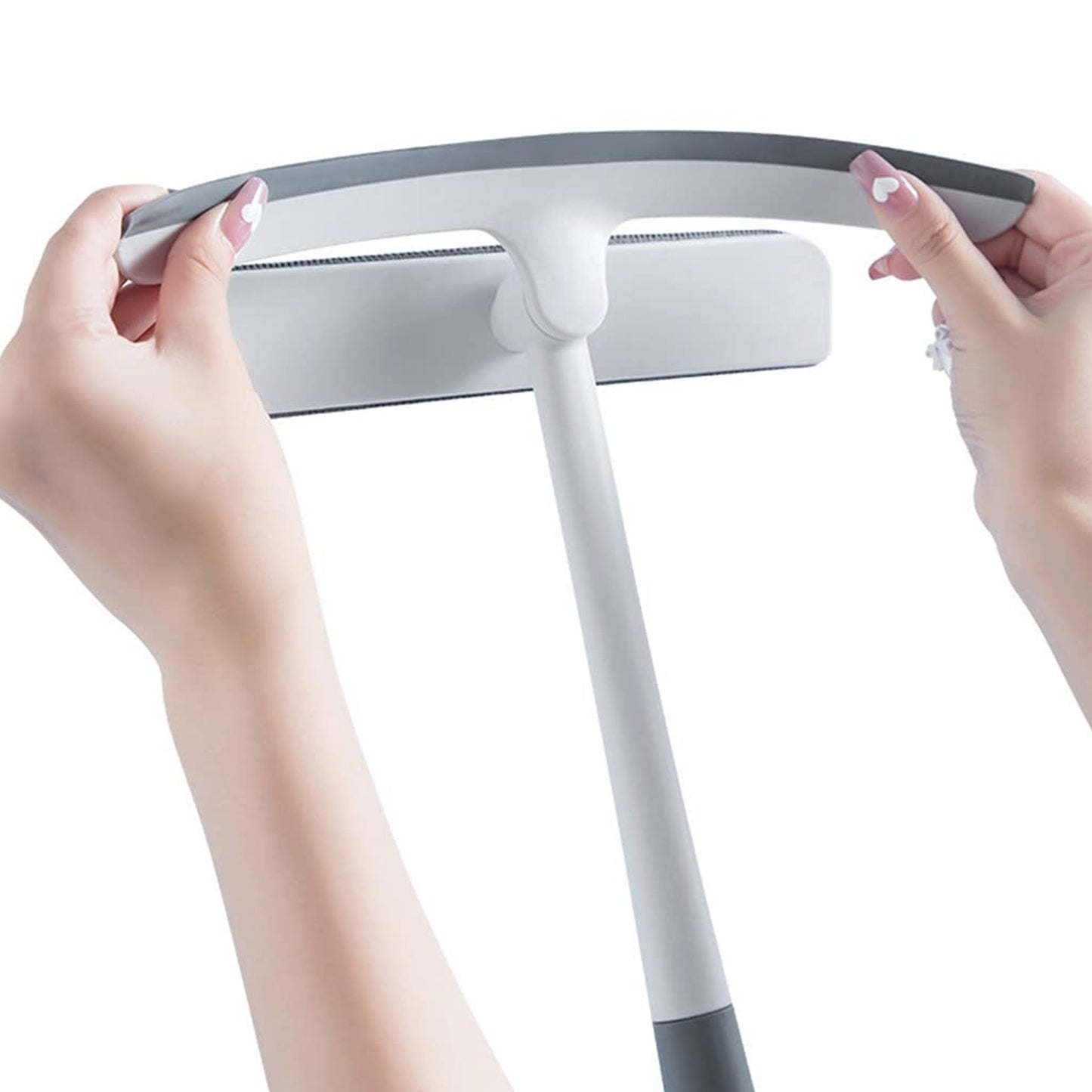 2-in-1 Window Cleaner Wiper with Microfiber Pad - 34cm Blade - Happy Price - Image 3