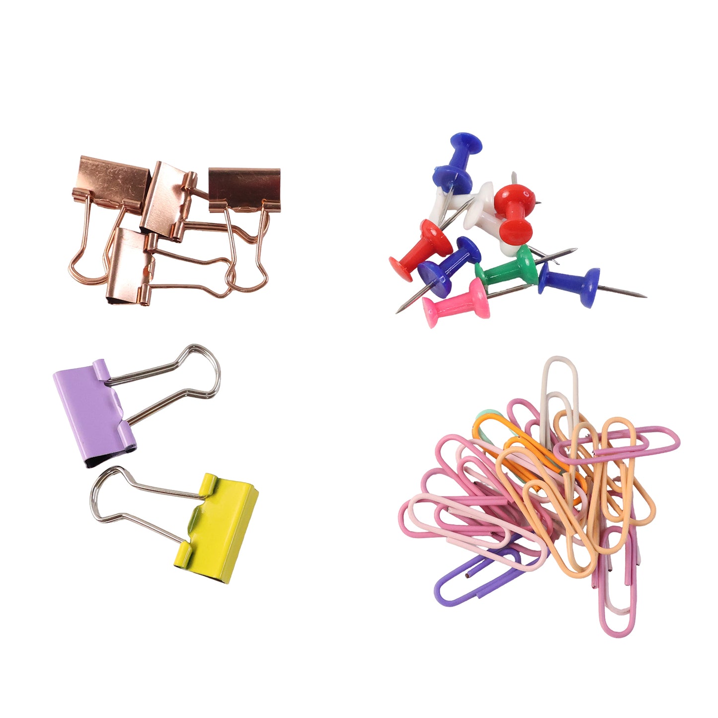 Office Stationery Clips and Pins Assortment Set - 1 Pc - Happy Price - Image 2