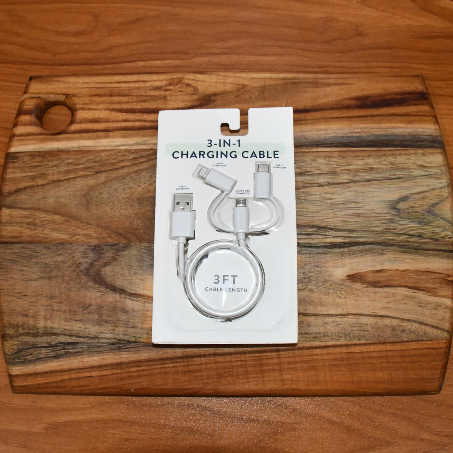 3-in-1 Universal Charging Cable with Micro USB & Type-C Connectors - Happy Price - Image 7