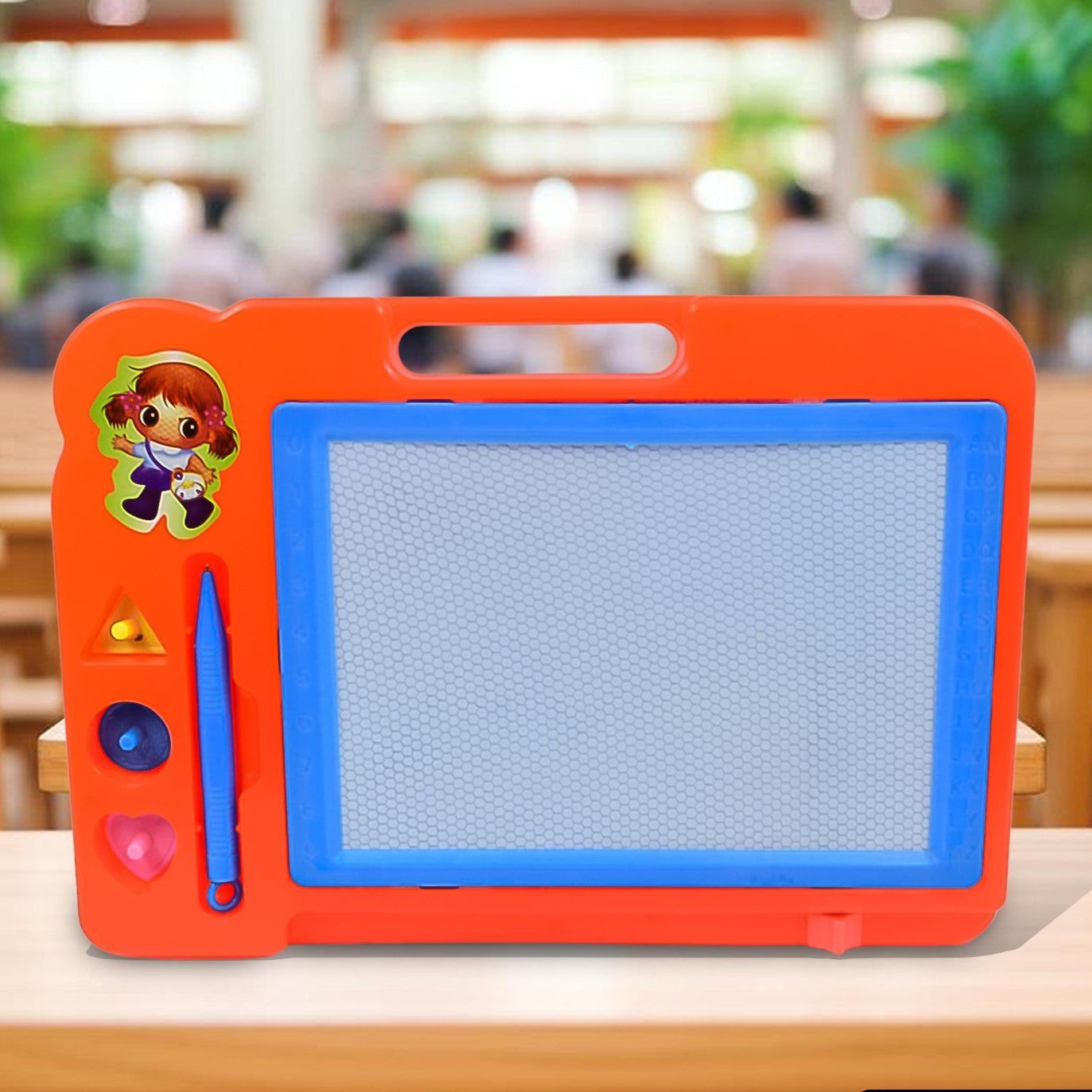 Magnetic Slate Sketch Pad  Board For Kids (1 Pc  27  19 Cm) - Happy Price - Image 1