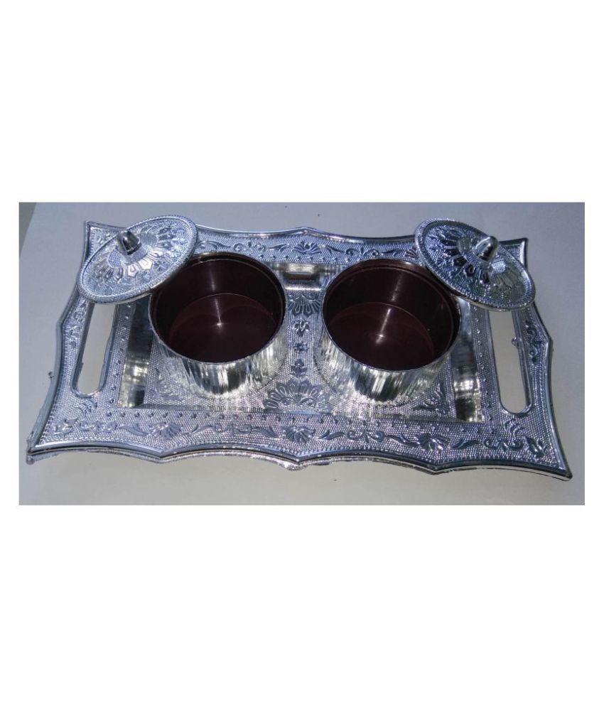 Multipurpose Decorative Multi Storage Mukhwas Daniserving Tray - Happy Price - Image 3
