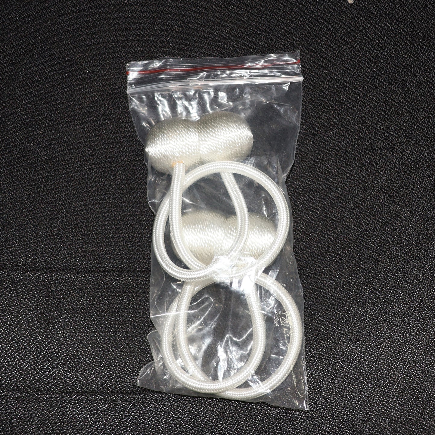 Magnetic Curtain Tiebacks (2 Pc Set) - Silver Braided Rope Holdbacks - Happy Price - Image 4