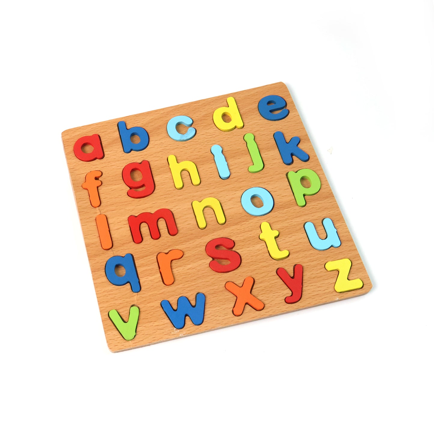 Wooden Learning Puzzle Board - 1 Pc (Alphabet, Numbers, or Shapes) - Happy Price - Image 2