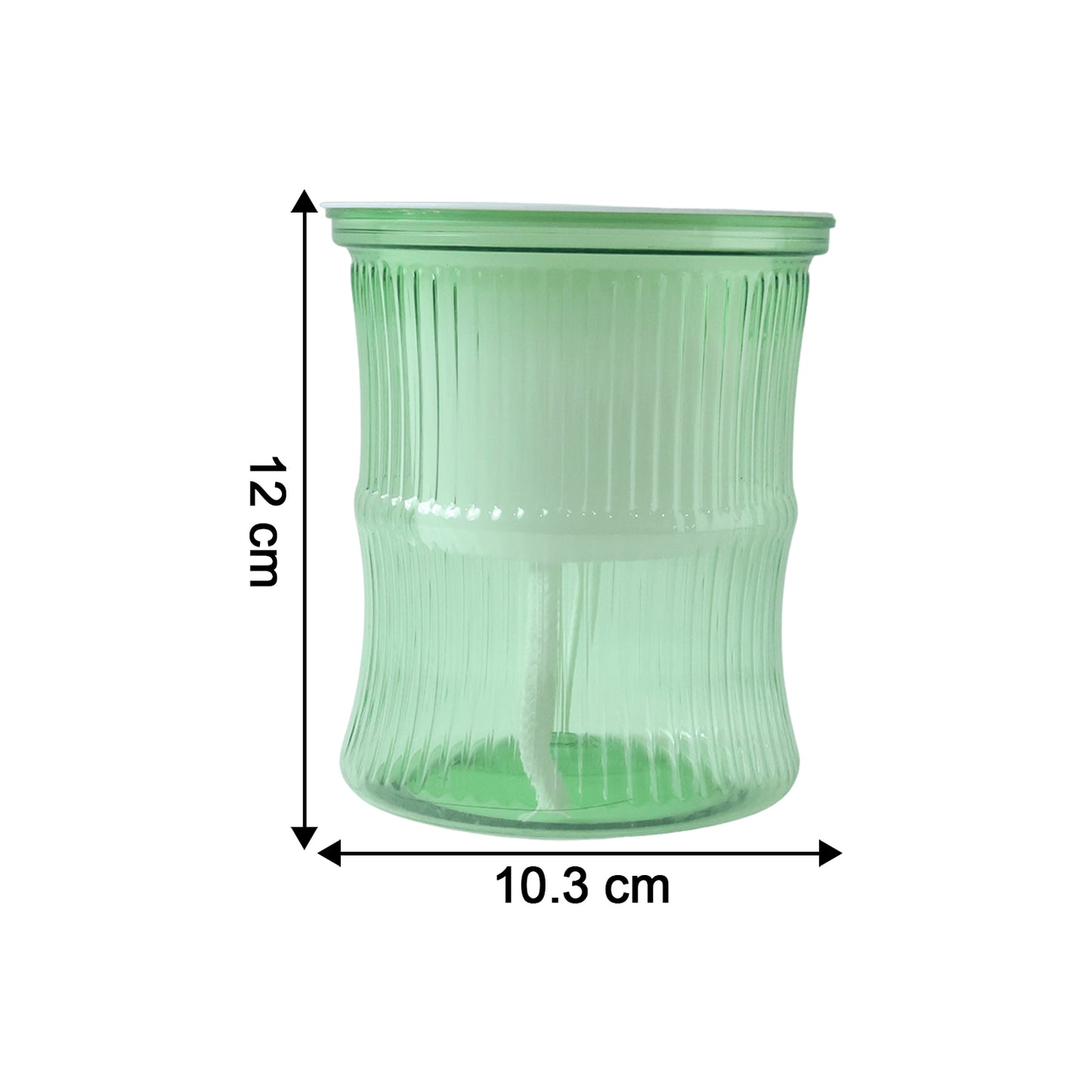 Self-Watering Plant Pot with Cotton Wick - Bamboo Style, 1 Pc - Happy Price - Image 5