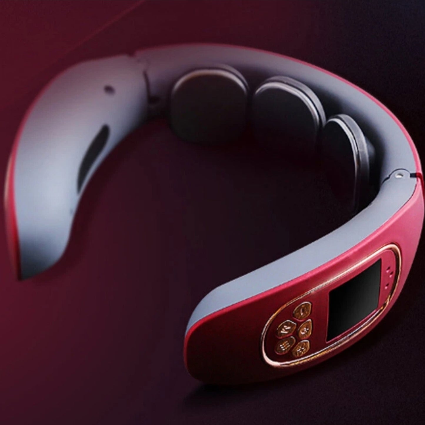 3 Heads Smart Electric Neck And Back Pulse Massager (1 Pc) - Happy Price - Image 6