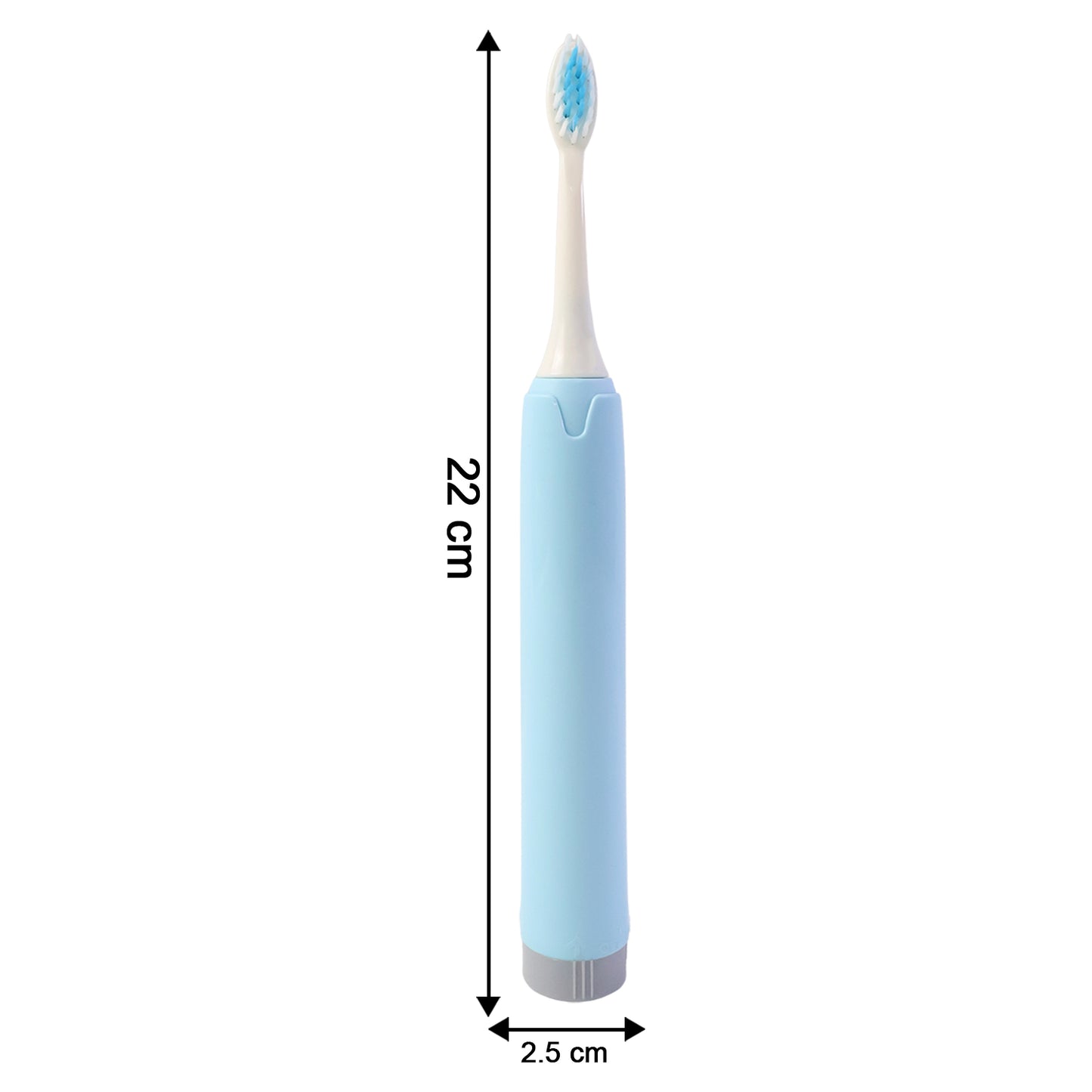 Portable Electric Toothbrush with Soft Bristles - Battery Operated, 1 Pc - Happy Price - Image 3