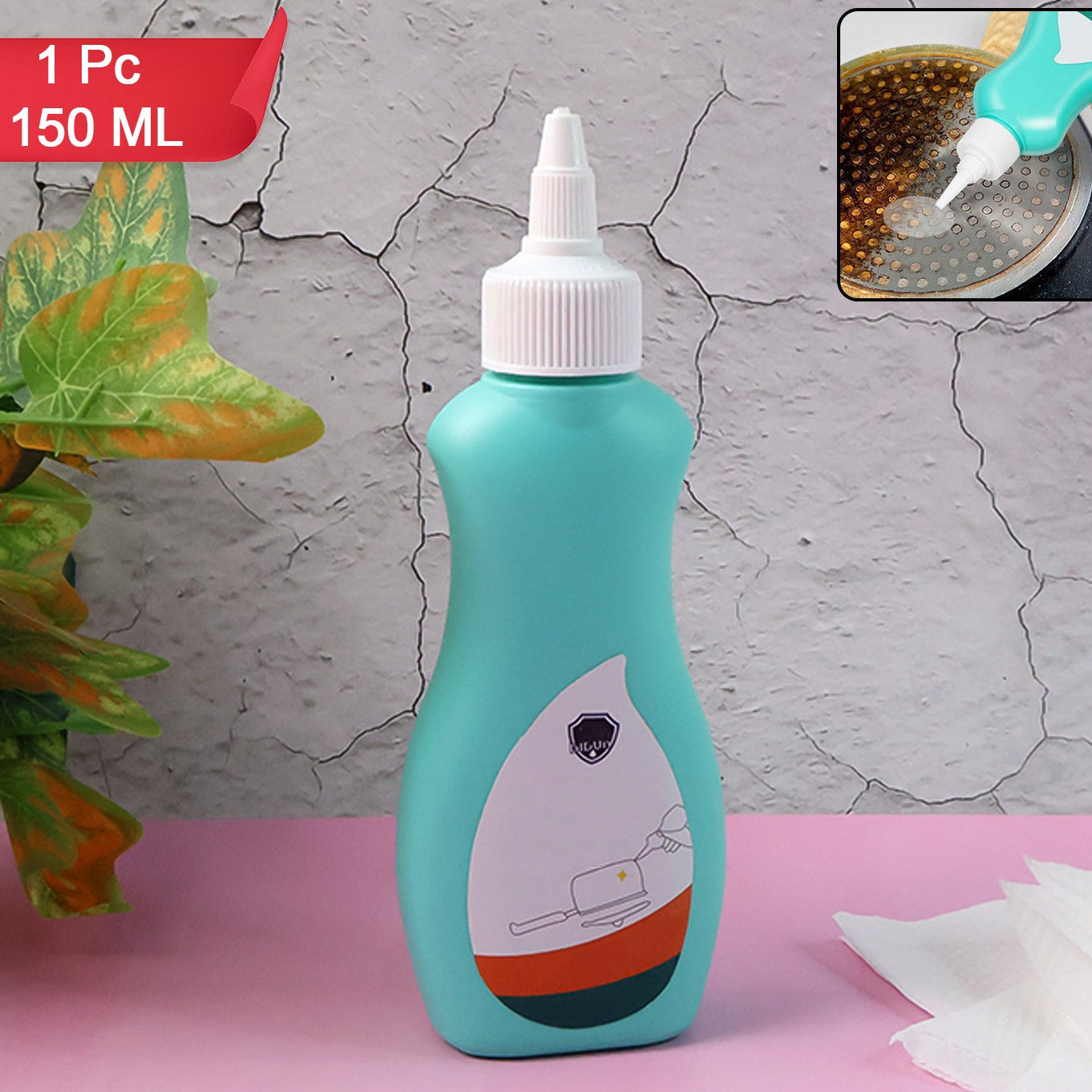 150 ML Liquid Dishwash Gel - 1 Pc, Powerful Grease Cutter - Happy Price - Image 1