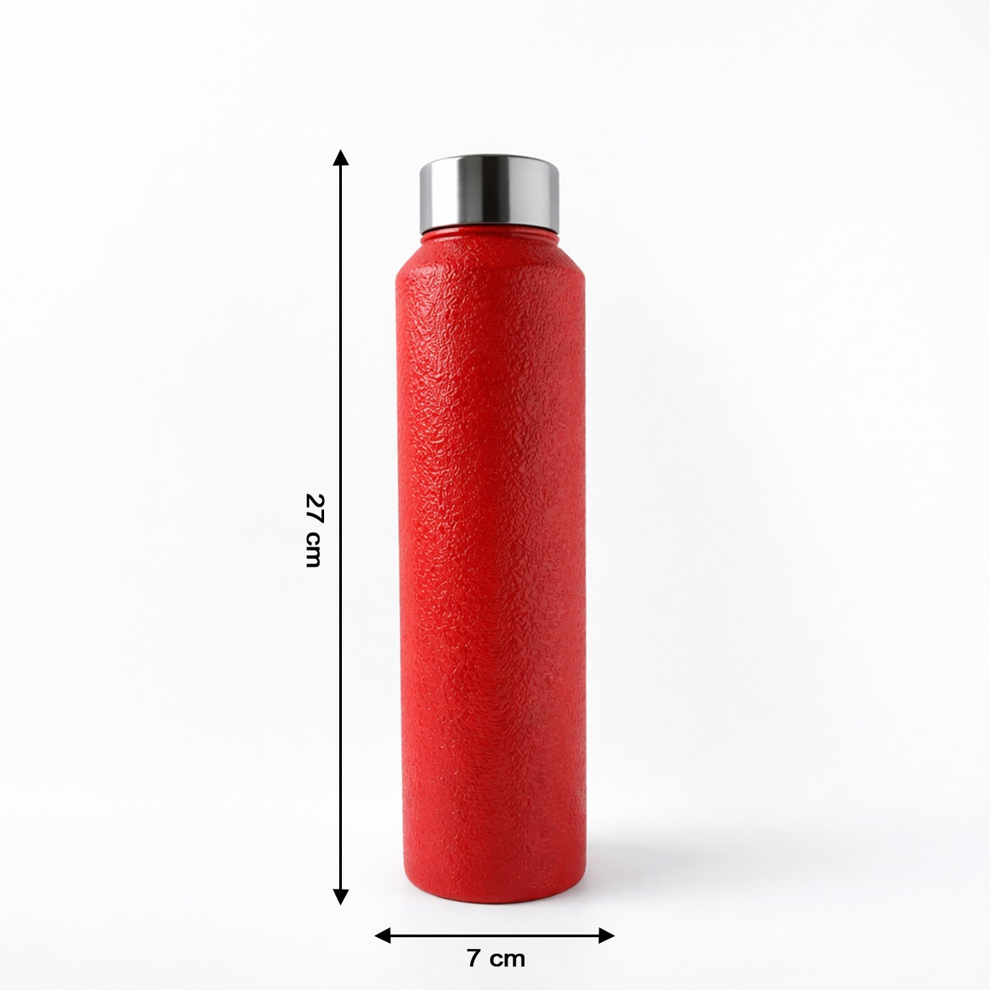 1000 ML Red Stainless Steel Water Bottle (1 Pc) - Leak-Resistant - Happy Price - Image 5