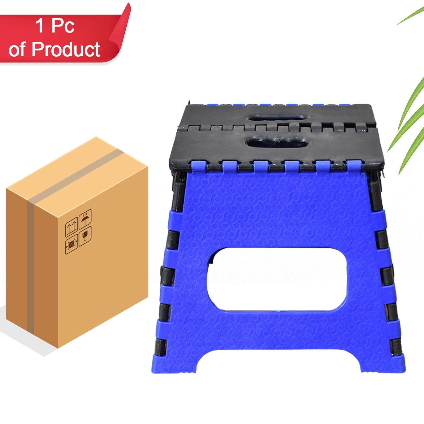 1 Pc 12-Inch Foldable Step Stool for Adults & Kids - Happy Price - Image 1