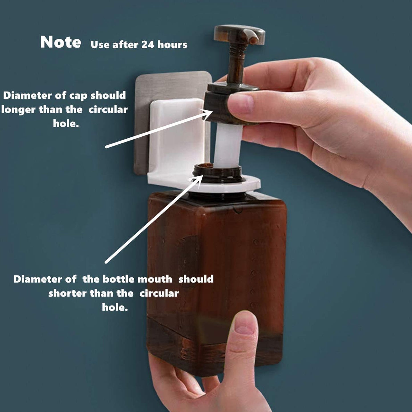 Wall Mounted Self Sticky Hooks For Body Wash Shampoo Bottle Wall Storage Strong Adhesive Hook Power Plug Socket Hanger Holder Multi Color (1pc) - Happy Price - Image 6