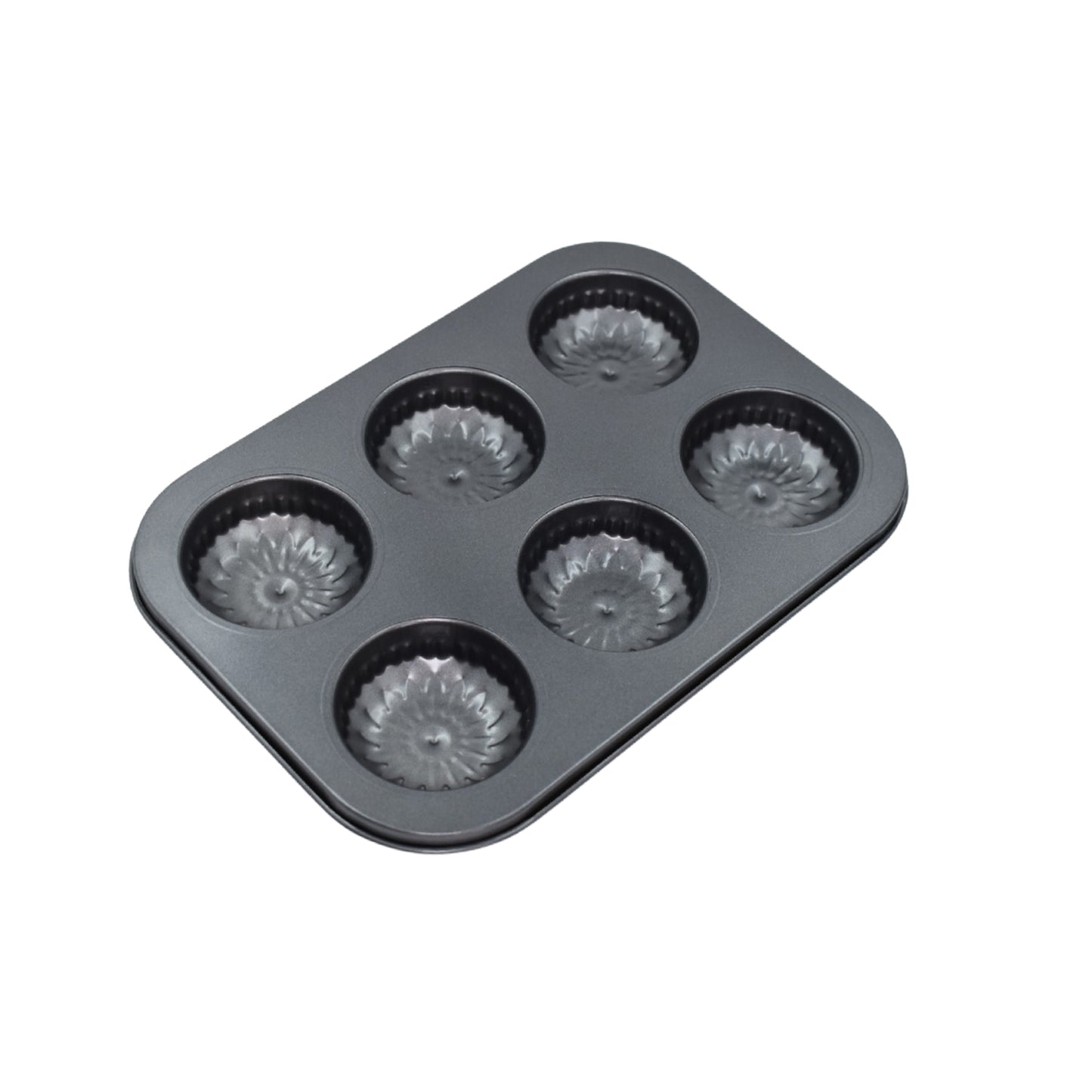 6 Slot Non-stick Muffins Cupcake Pancake Baking Molds - Happy Price - Image 6