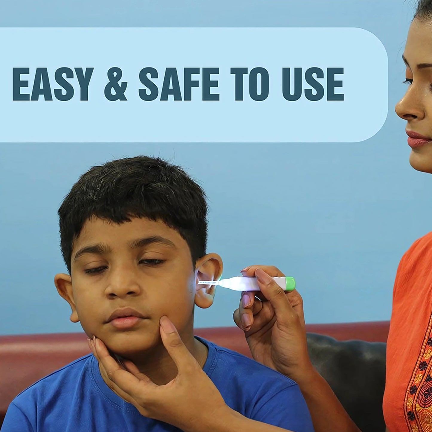 Green Led Flashlight Earpick With Tweezer (1 Pc) - Happy Price - Image 4