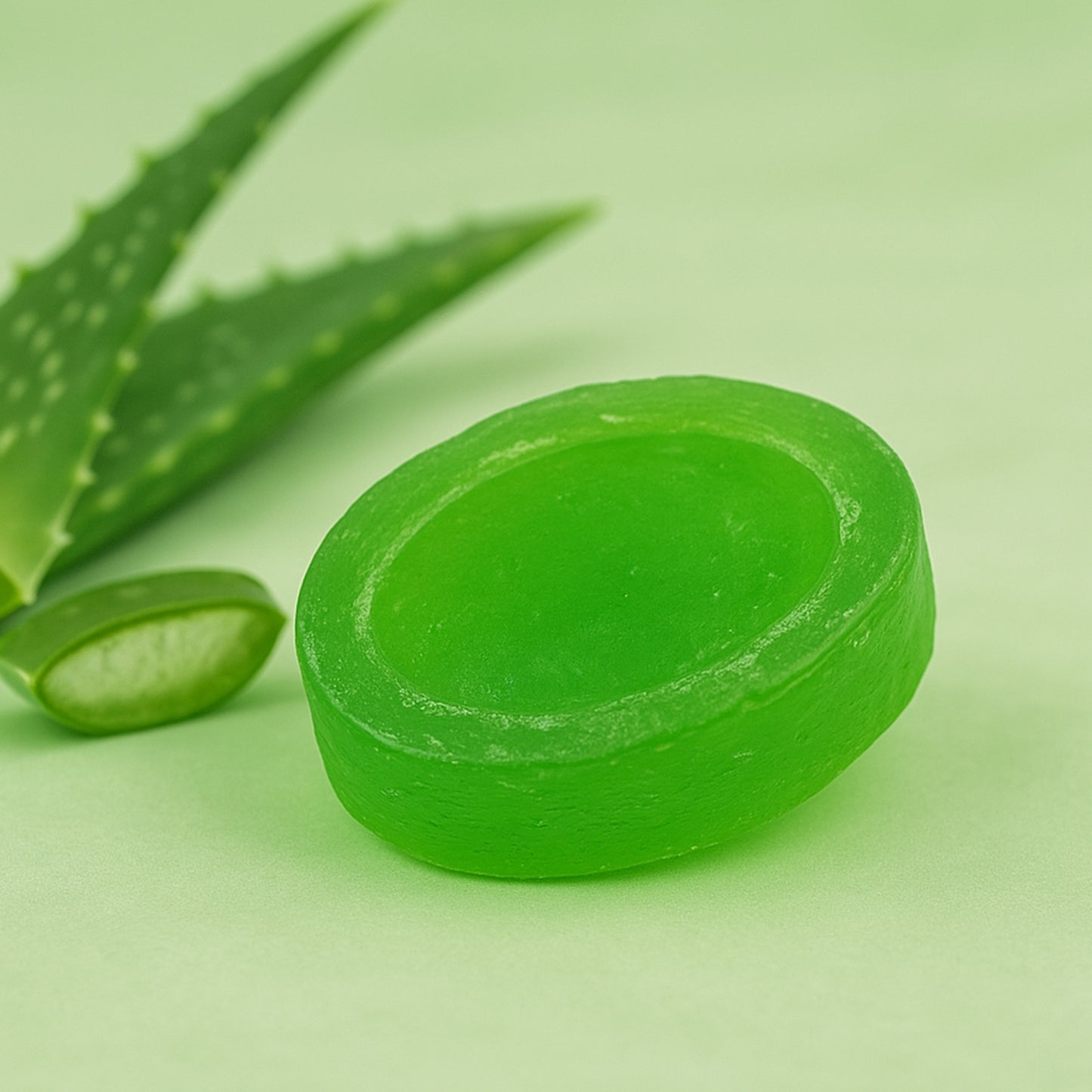 Doctor Chhoices Premium Aloe Vera Herbal Bath Soap (1 Pc) - Happy Price - Image 2