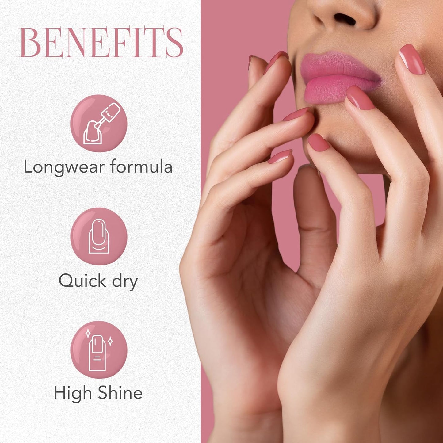 Lilac Love Gel Intense Nail Polish - 10 ML - Happy Price - Image 5