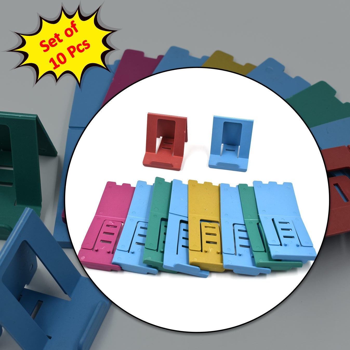 4793 10 Pc Adjustable Mobile Stand Used In All Kinds Of Places Including Household And Offices As A Mobile Supporting Stand. - Happy Price - Image 1