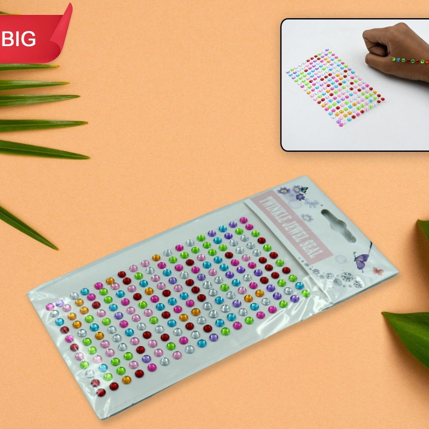 Self Adhesive Multi Size Shaped Shining Stones Crystals Stickers For Art  Craft Mobile Phone Decoration Jewellery Making School Projects Creative Work - Happy Price - Image 1