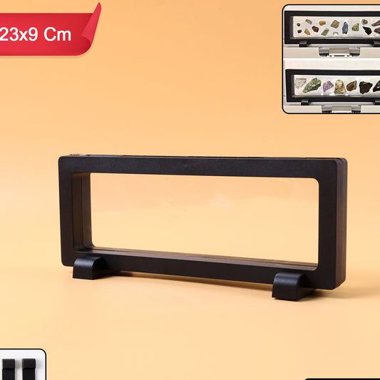 Transparent Jewellery Display Box 23x9 cm (1 Pc) - Floating Frame Organizer - Happy Price - Image 1