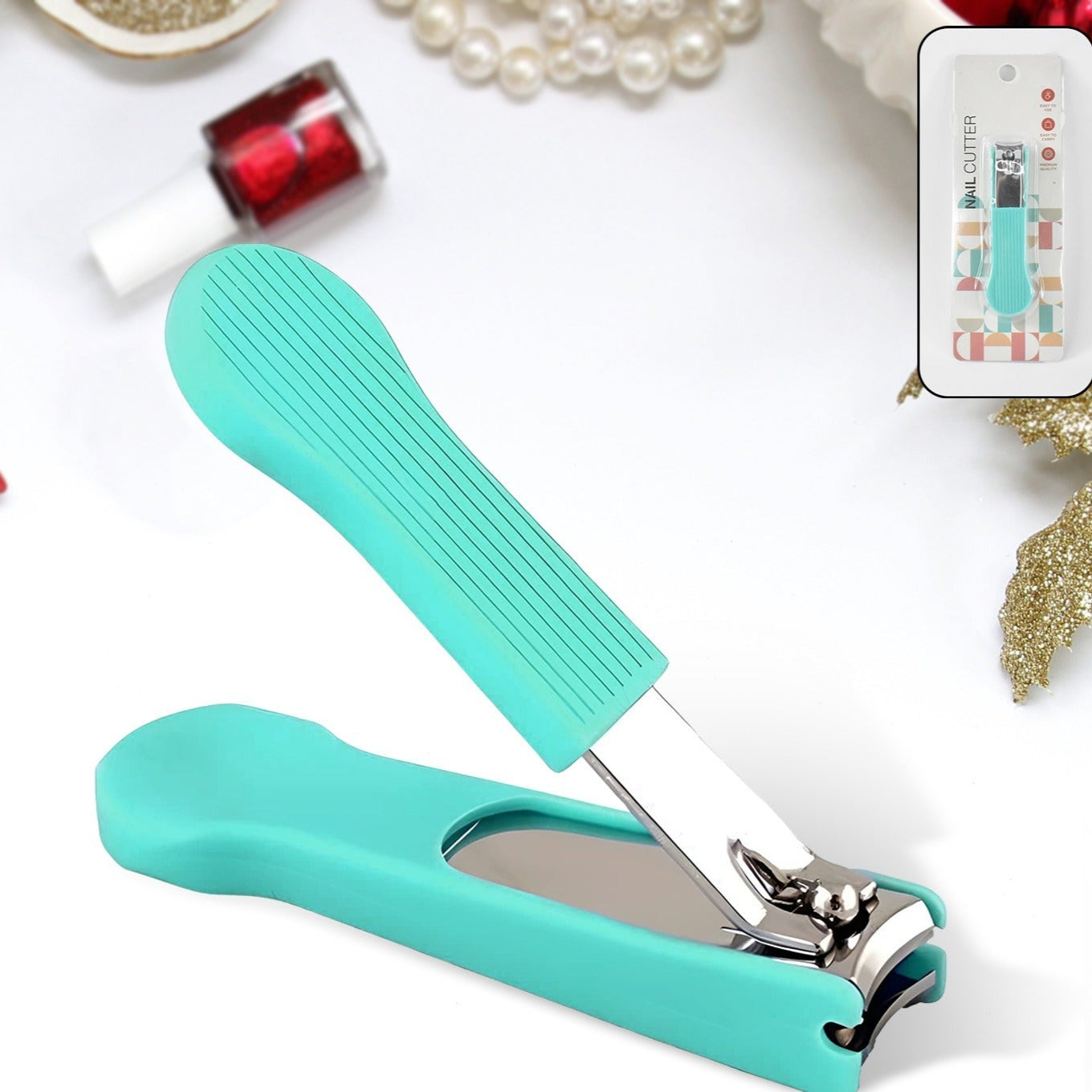 Nail Clippers Adult Nail Clippers Plastic  Big Nail Clippers (1 Pc) - Happy Price - Image 1