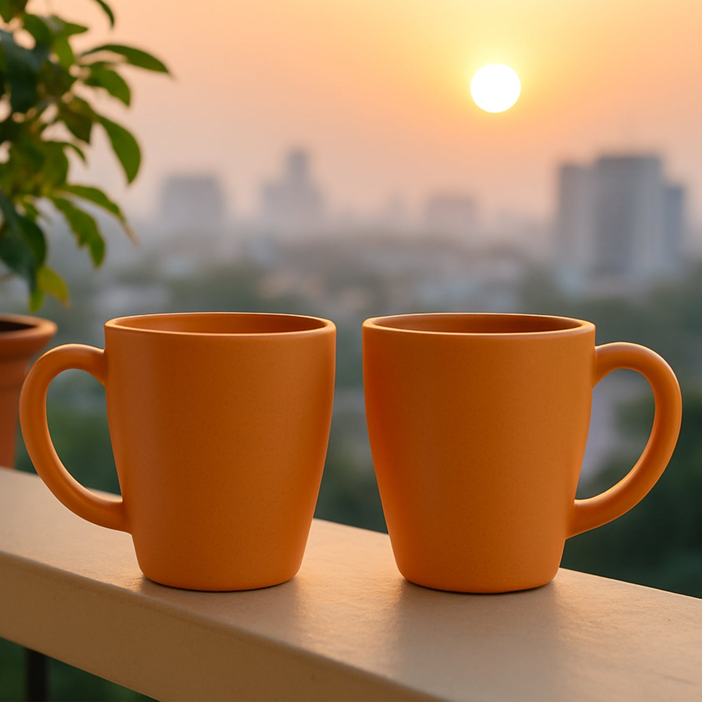 Set of 2 Premium 350ml Coffee and Tea Mugs - Happy Price - Image 5