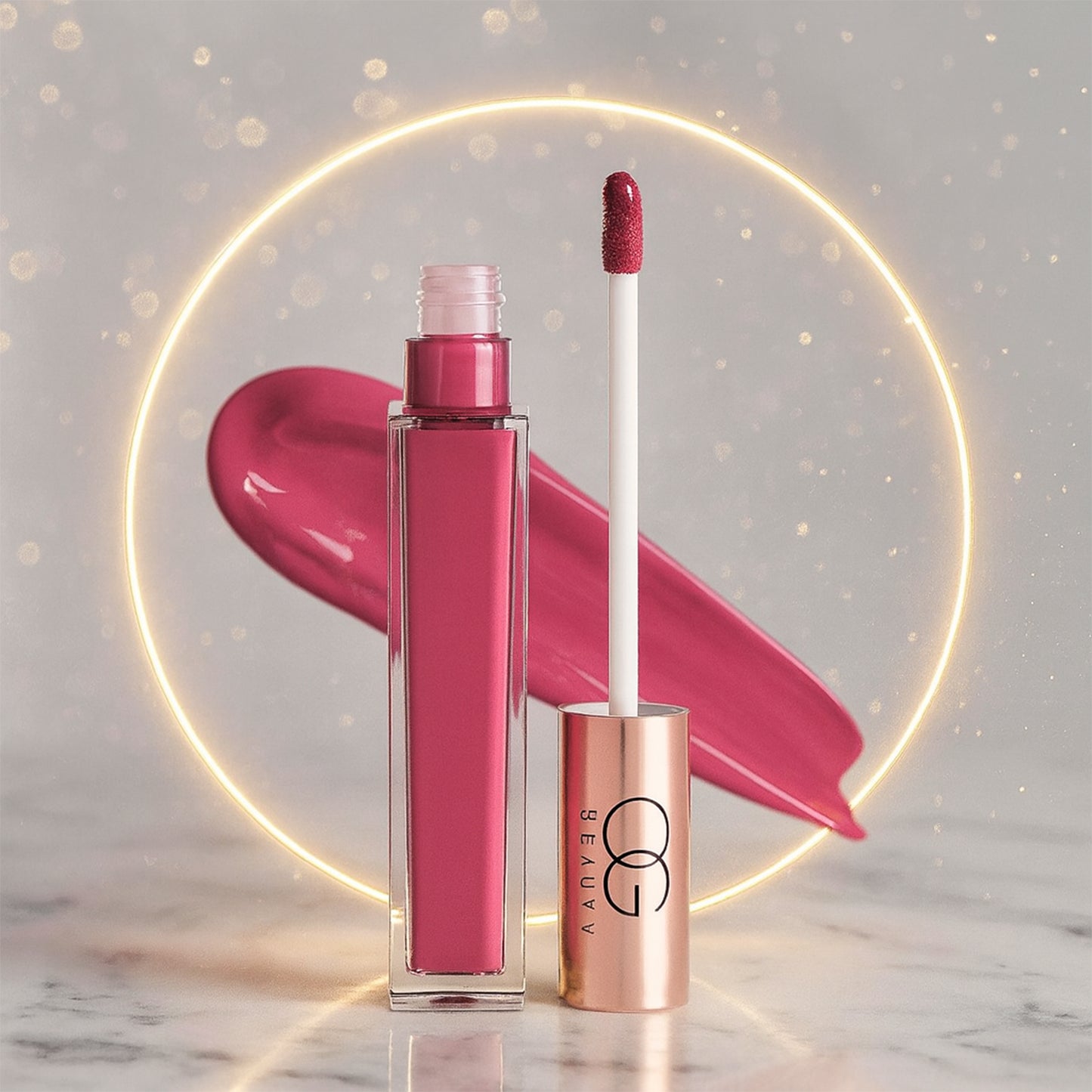 Berry Blossom Liquid Lipstick - 4.5 ml, Matte Finish with Hyaluronic Acid & Vitamin E - Happy Price - Image 6