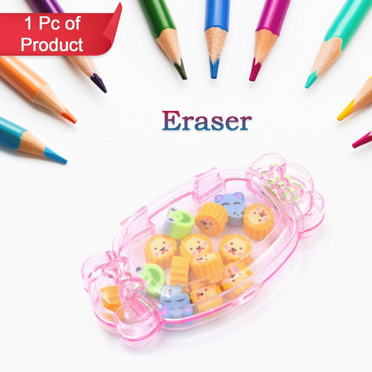 8831 Cute School Eraser Set Cute Eraser Multi Design Rubber Erasers For Pencil Cleaning Stationery School Student Girl Kids (15 Pc In1 Set)