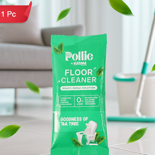 Pollic Kadam Concentrated Floor Cleaner Sachet - Tea Tree Fragrance (50 Gm) - Happy Price - Image 1