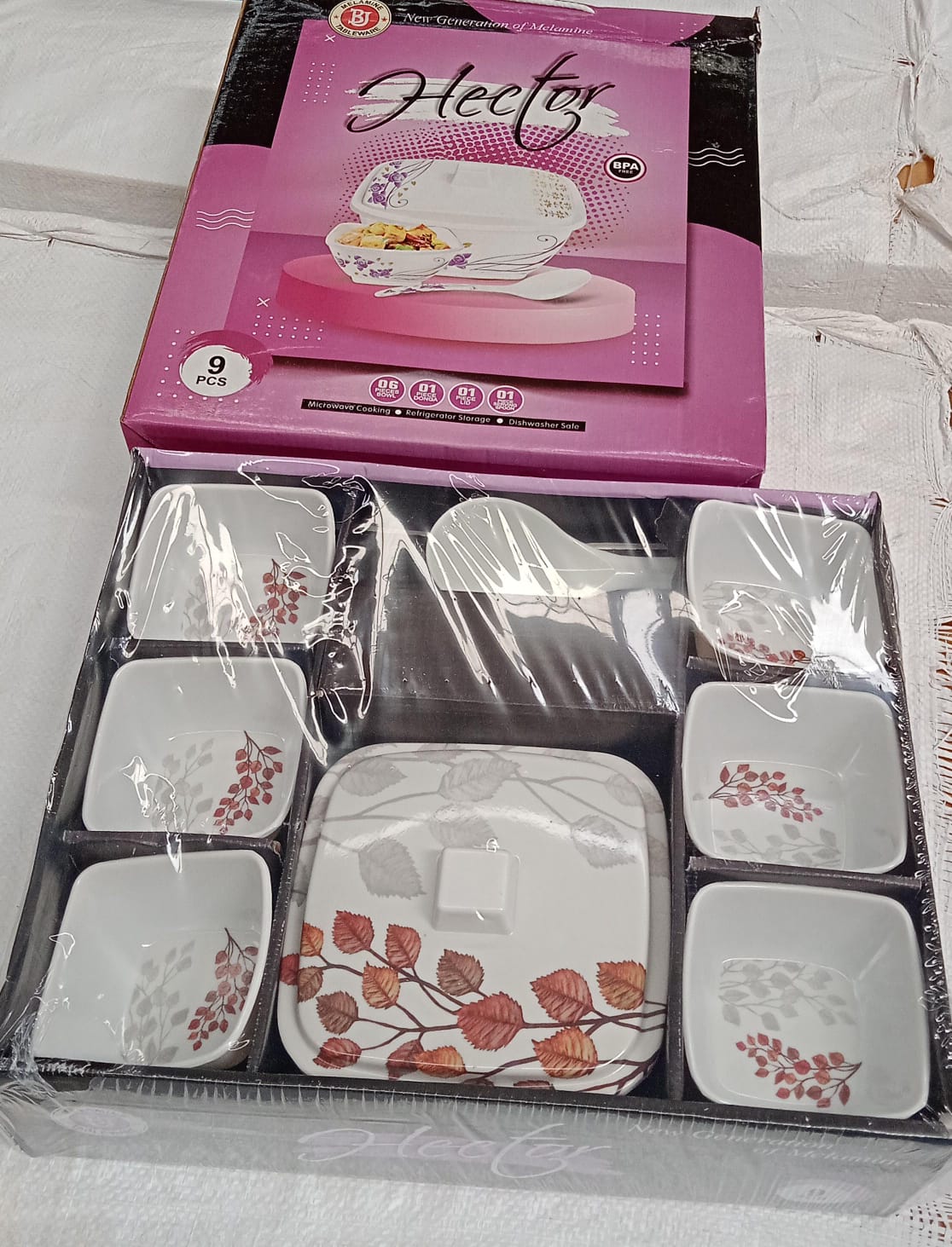 Hector High Quality Dinning Dinner  Pudding Set (9 Pcs Set) - Happy Price - Image 5