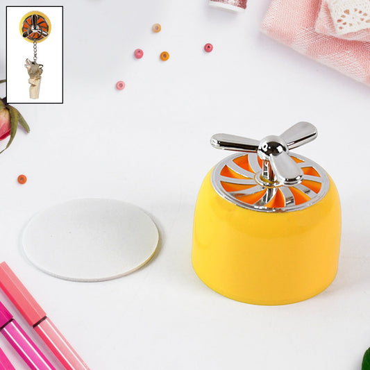 Stylish Mini Propeller Shape Car Dashboard Air Freshener (1 Pc) - Happy Price - Image 1