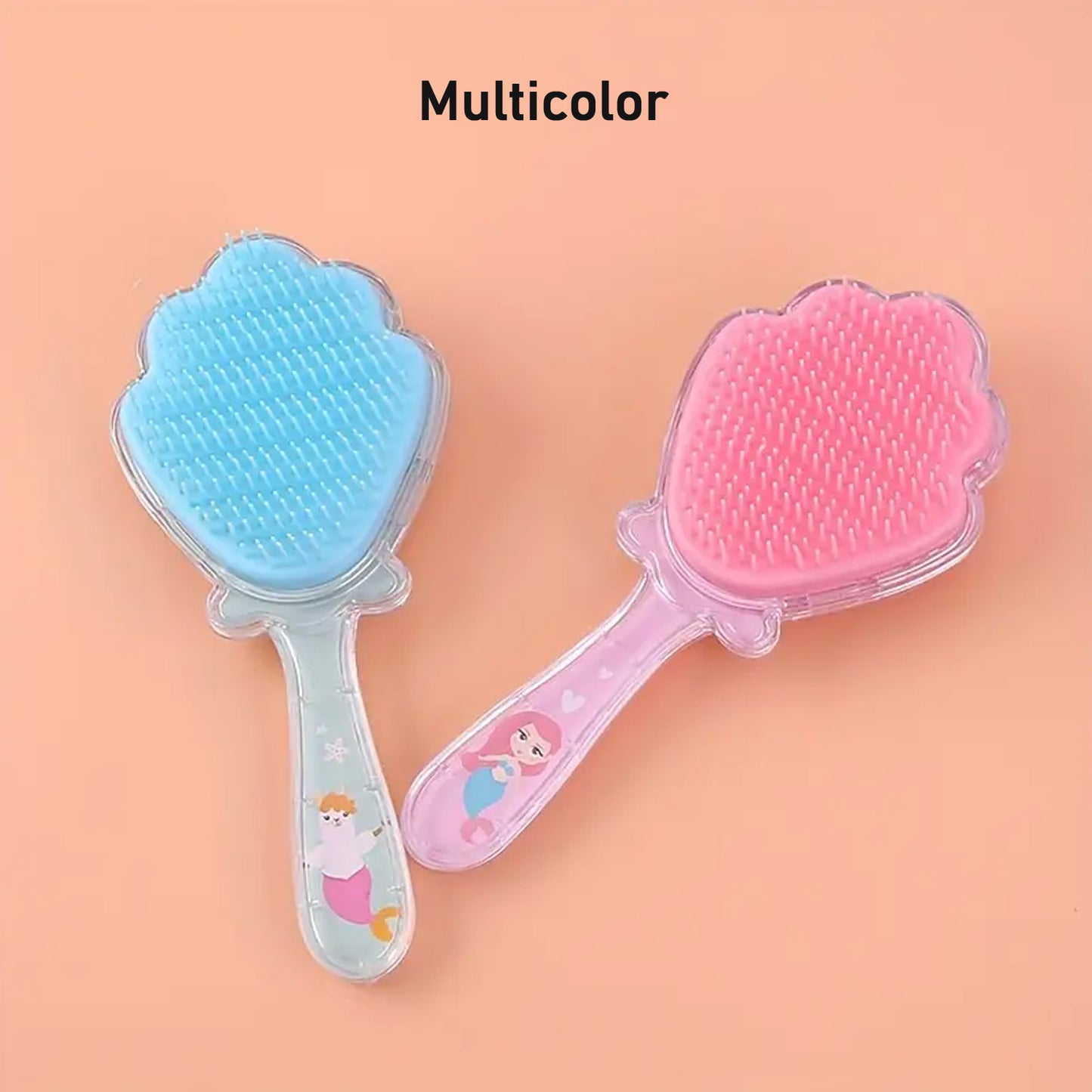Cartoon Hair Brush Massage Shower Comb Blur Wet Salon (1 Pc ) - Happy Price - Image 3