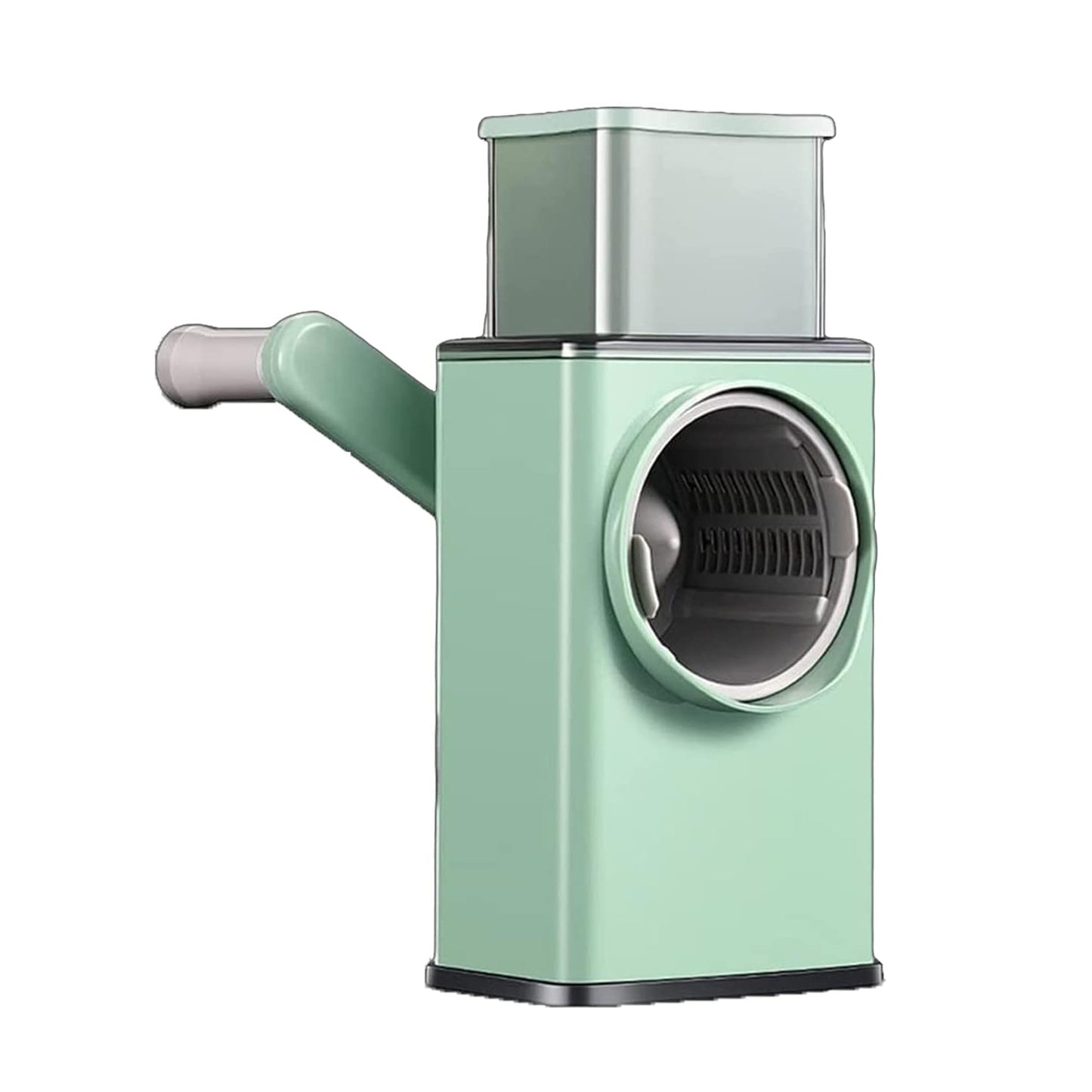 Stainless Steel Vegetable Chopper Veg Chopper And Dicer With 6 Blades  Brush Kitchen Multifunctional Mandoline Vegetable Slicer For Veggies Onion Garlic Potatoes Fruits Cookie Oreo Vegetable Cutter Stable Suction Base For Home Kitchen - Happy Price - Image 3