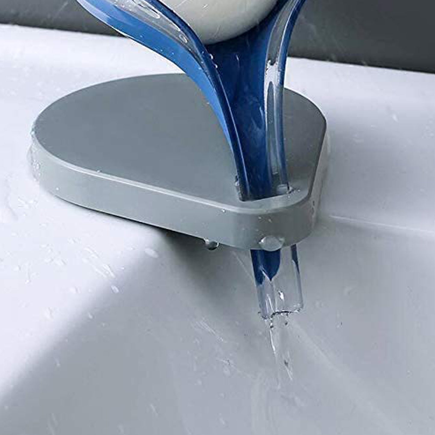 Self Draining Leaf Soap Holder with Suction Cup - Bathroom & Kitchen Organizer (1 Pc) - Happy Price - Image 5