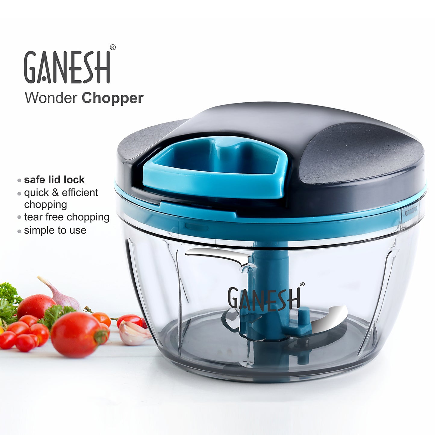 Ganesh Wonder Chopper Grey (470ml) - Happy Price - Image 3
