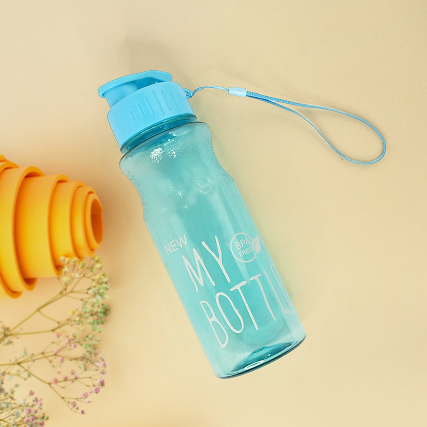 Bpa-free Plastic Sports Water Bottle (Approx. 400 Ml  1 Pc) - Happy Price - Image 6