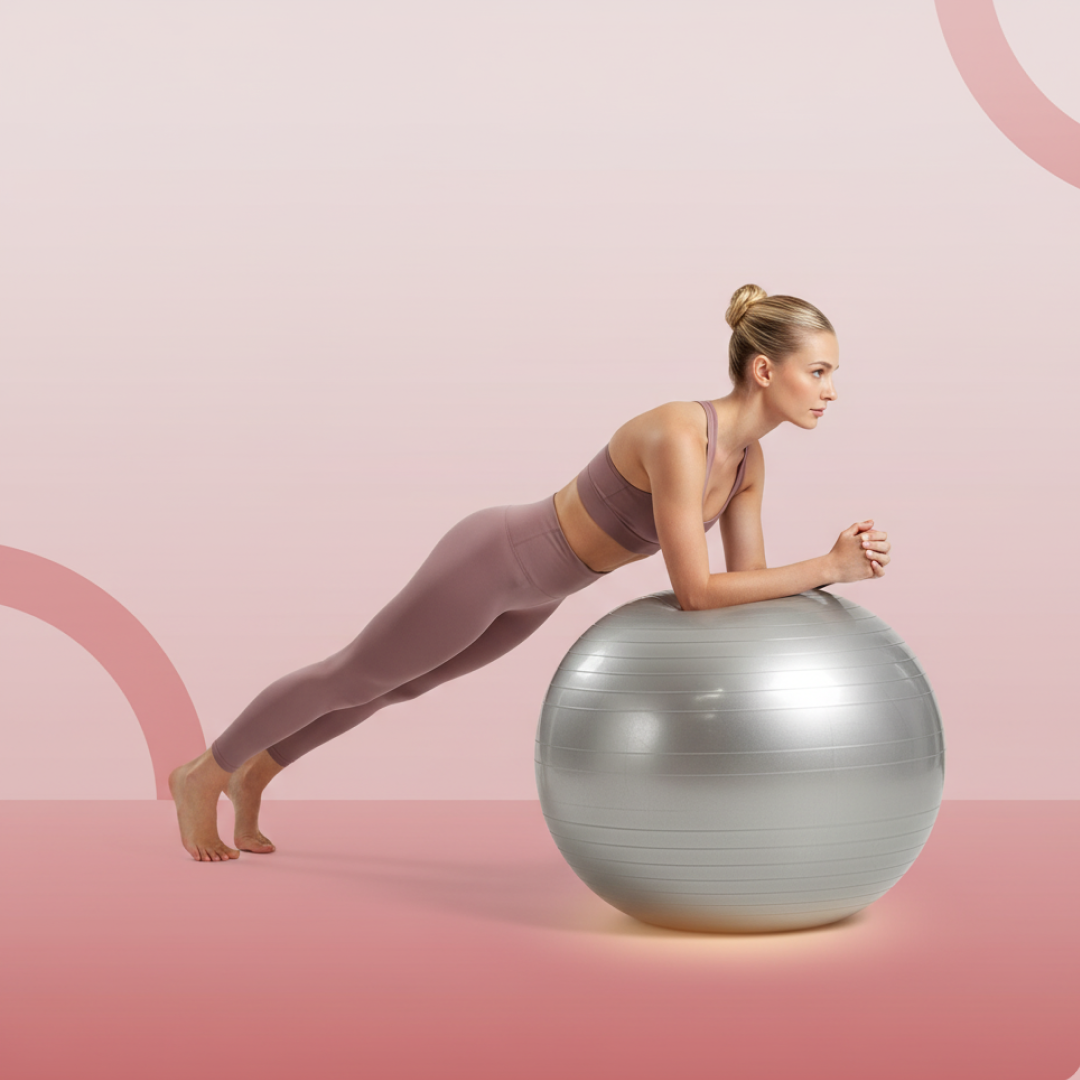 75cm Anti-Burst Gym Ball with Foot Pump for Fitness Training - Happy Price - Image 4
