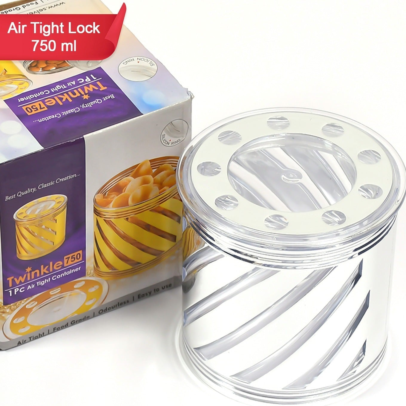 Dry Fruit Container  Storage Box  Airtight Container For Home  Kitchen Use ( 750 Ml ) - Happy Price - Image 1