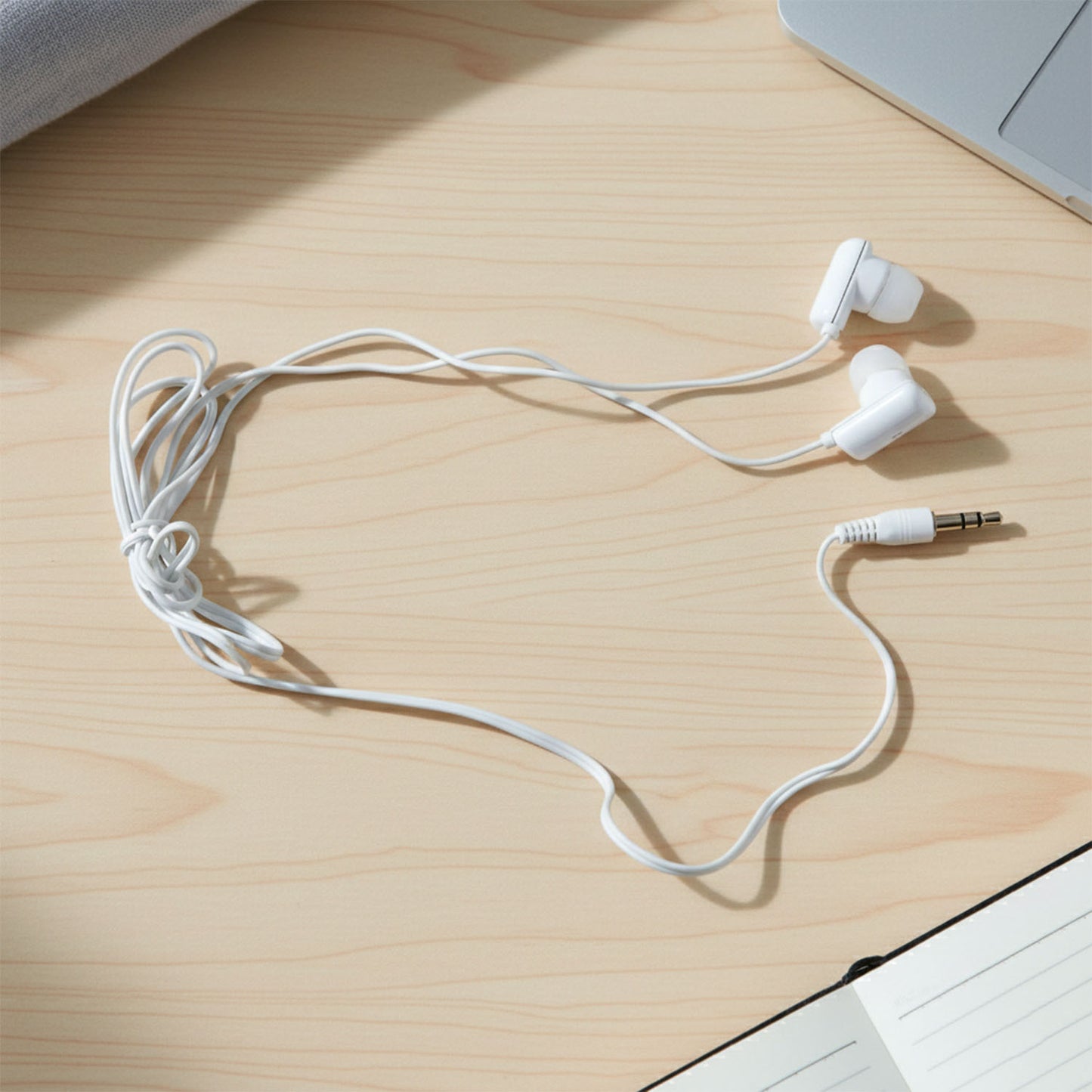 Portable Earphone Case with Wired Earphones Set - Round Zipper Pouch with Strap - Happy Price - Image 3