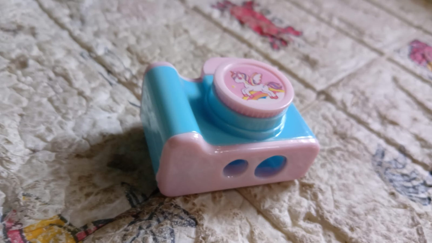 Camera Shape Pencil Sharpener  Simple Student Office Sharpener  Fashionable And Convenient Lightweight Manual Sharpener For Kids Boys Girls Birthday Return Gifts (1 Pc) - Happy Price - Image 6