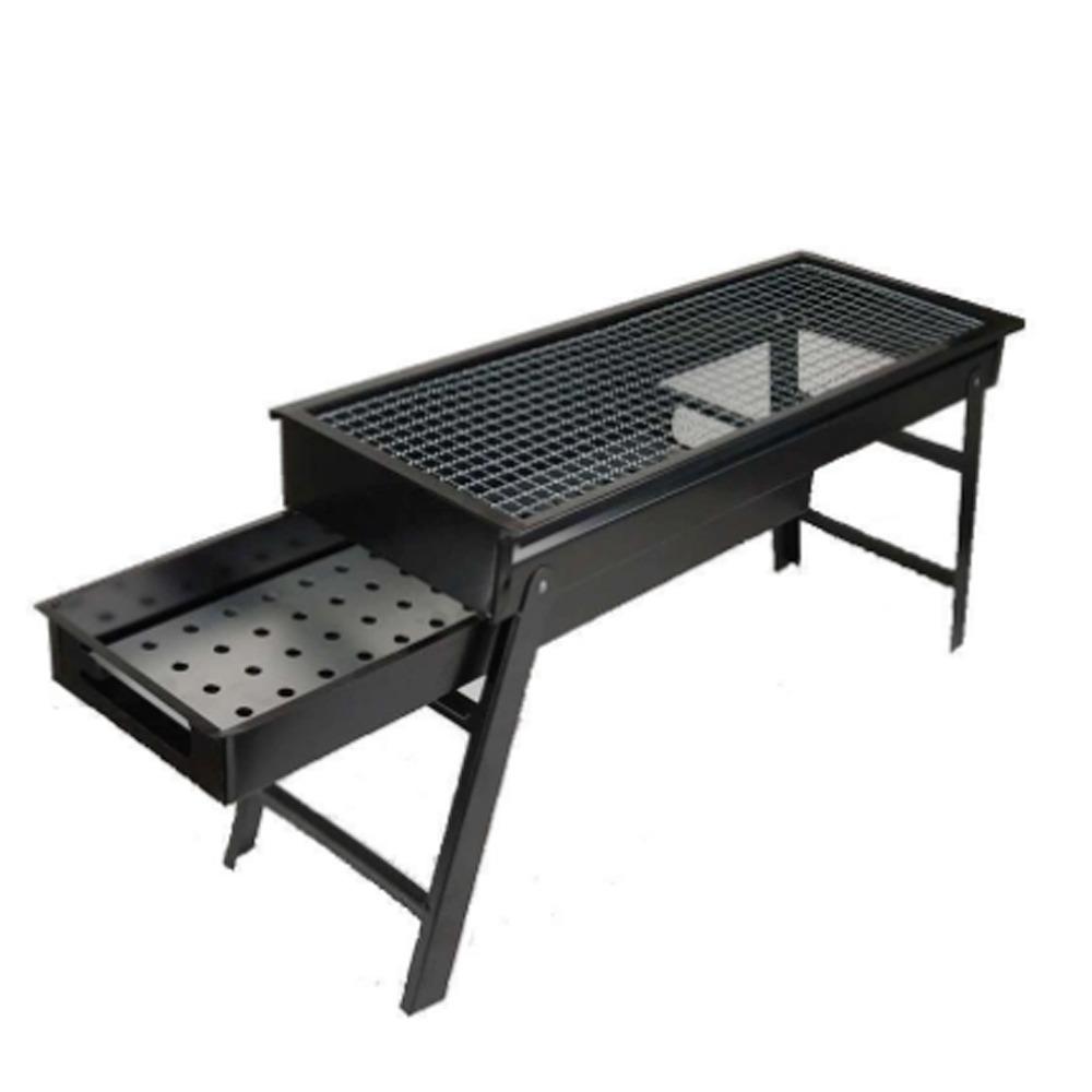 Folding Portable Barbeque Bbq Grill Set For Outdoor And Home - Happy Price - Image 2