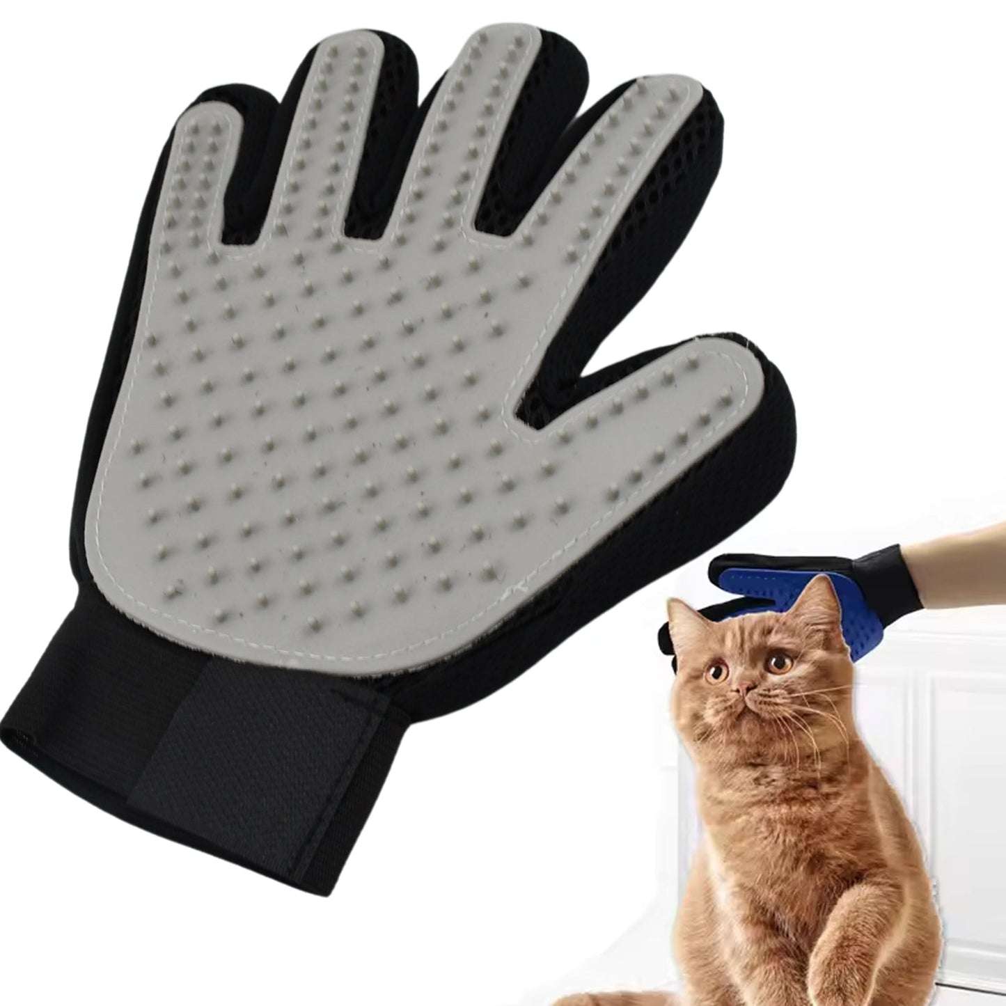 Grey True Touch Gloves Gloves Bathing Tool (1 Pc) - Happy Price - Image 4