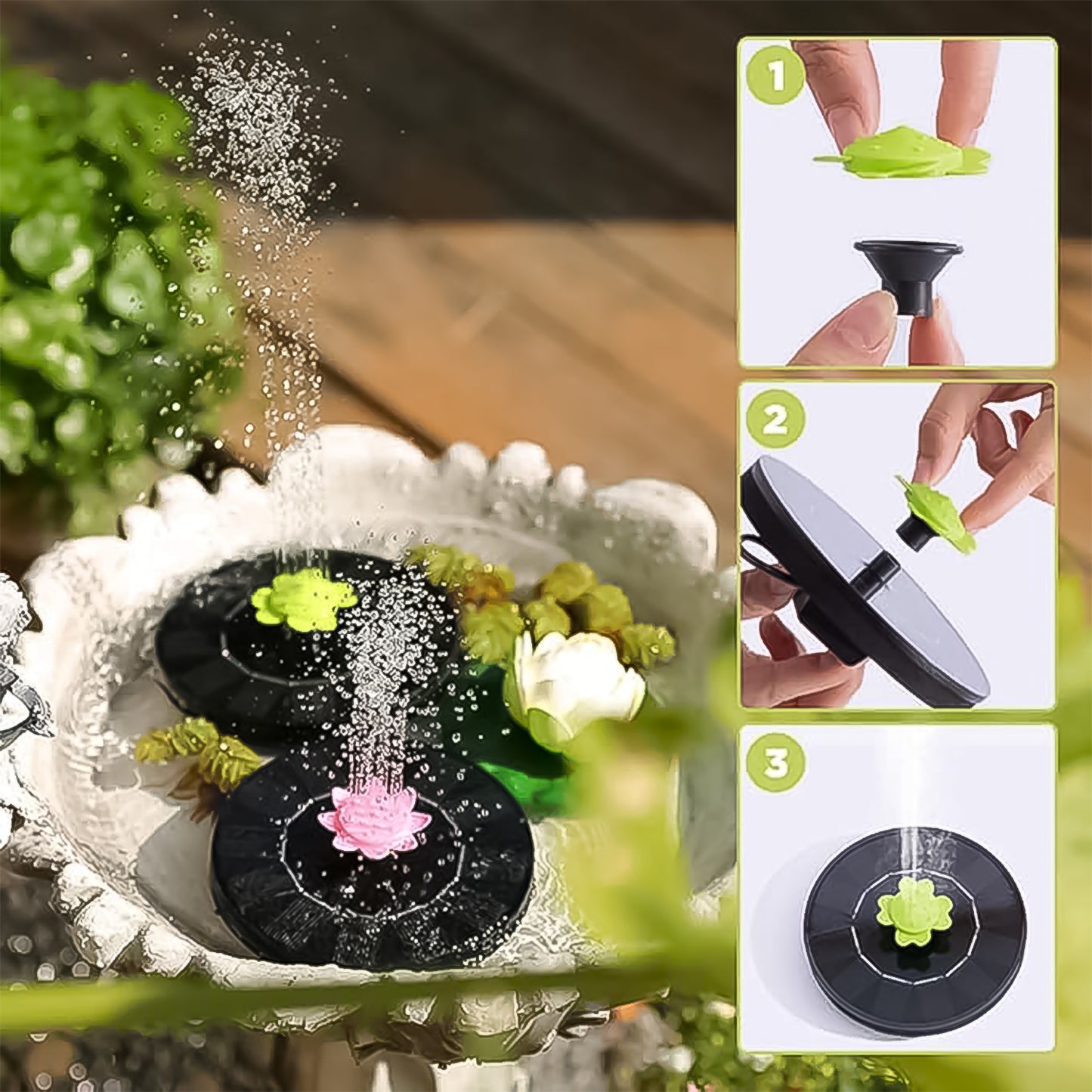 Solar Water Fountain Pump (1 Set) - Happy Price - Image 4