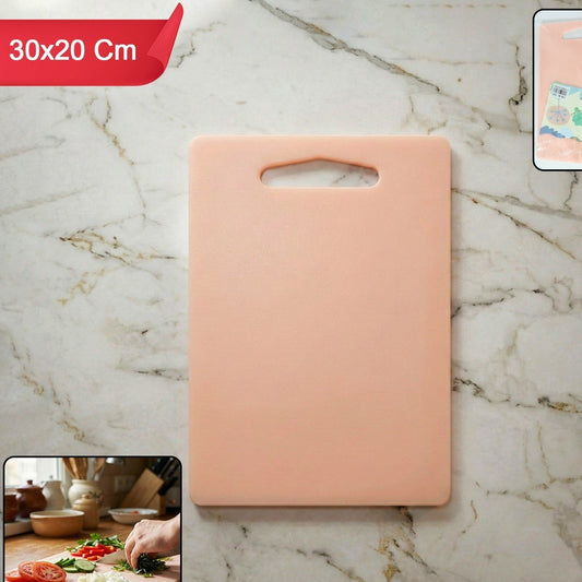 Plastic Cutting Board with Handle - 30x20 cm - Happy Price - Image 1