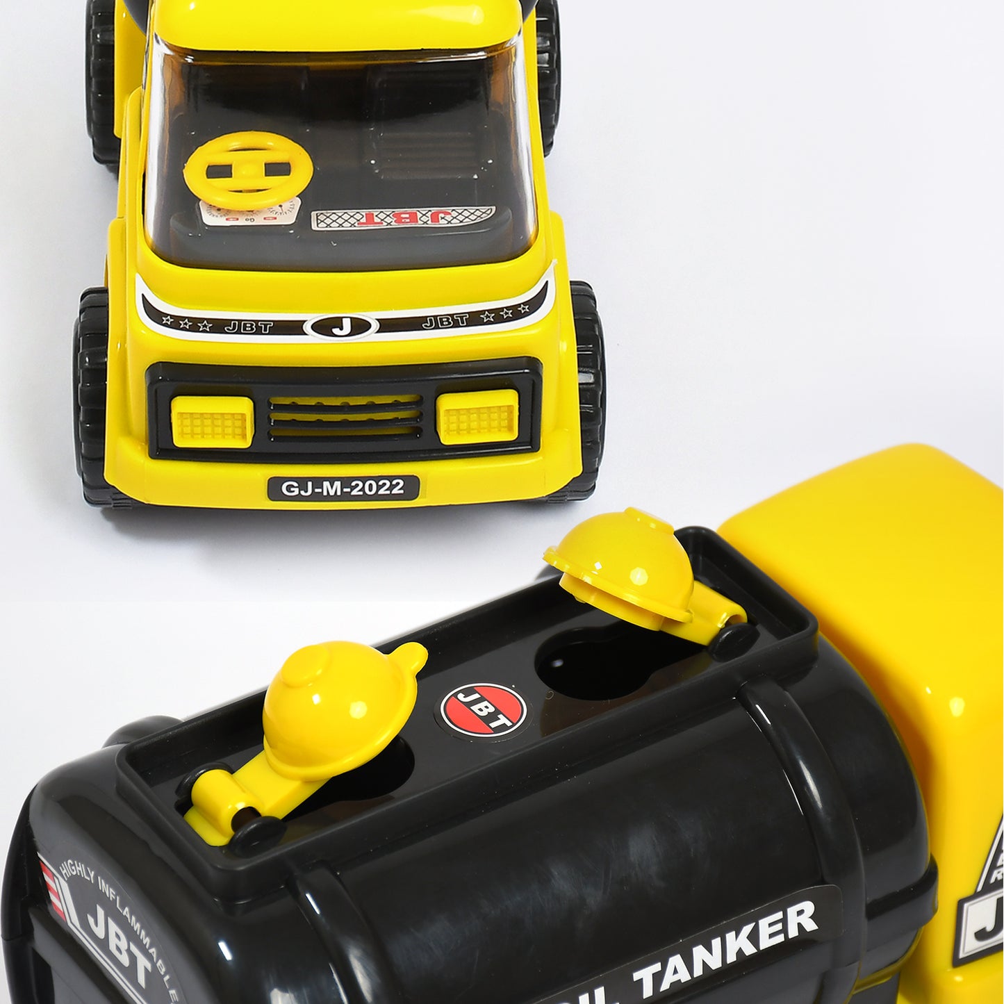 Big Size Heavy Duty Unbreakable Friction Powered With Engine Sound While Running  Non Electric Toy Tempo Oil - Water Tanker Vehicle Truck For Kids Size - Happy Price - Image 3