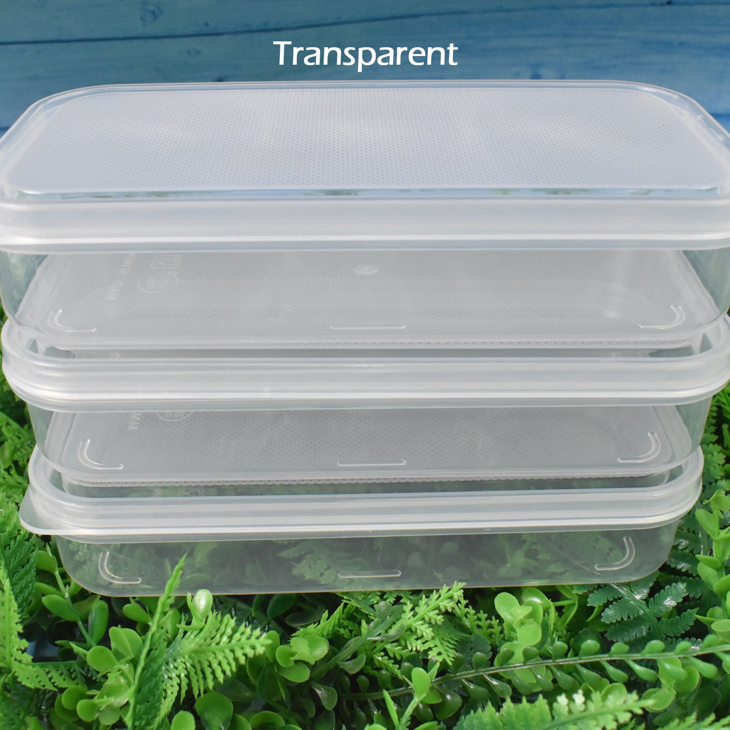 Plastic Square Lunch Box Kitchen Containers Set (3 Pcs Set) - Happy Price - Image 3