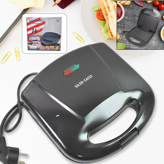 Sandwich Maker Makes Sandwich Non-stick Plates Easy To Use With Indicator Lights - Happy Price - Image 1