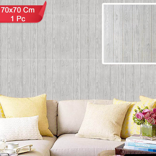 3D Foam Wall Panels Sticker (70 x 70 Cm, 1 Pc) - Waterproof & Self-Adhesive - Happy Price - Image 1