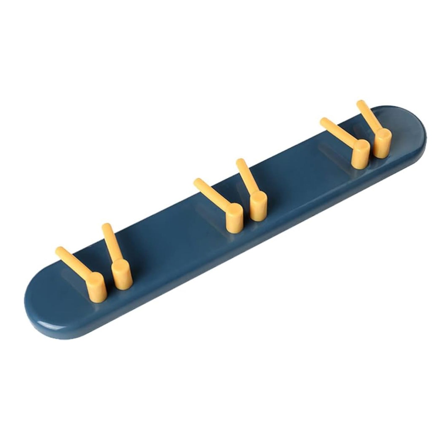 Toothbrush Holder Plastic Bathroom Accessories Organizer Wall Mounted Hanging Mount Shelf  Hooks (1pc) - Happy Price - Image 5