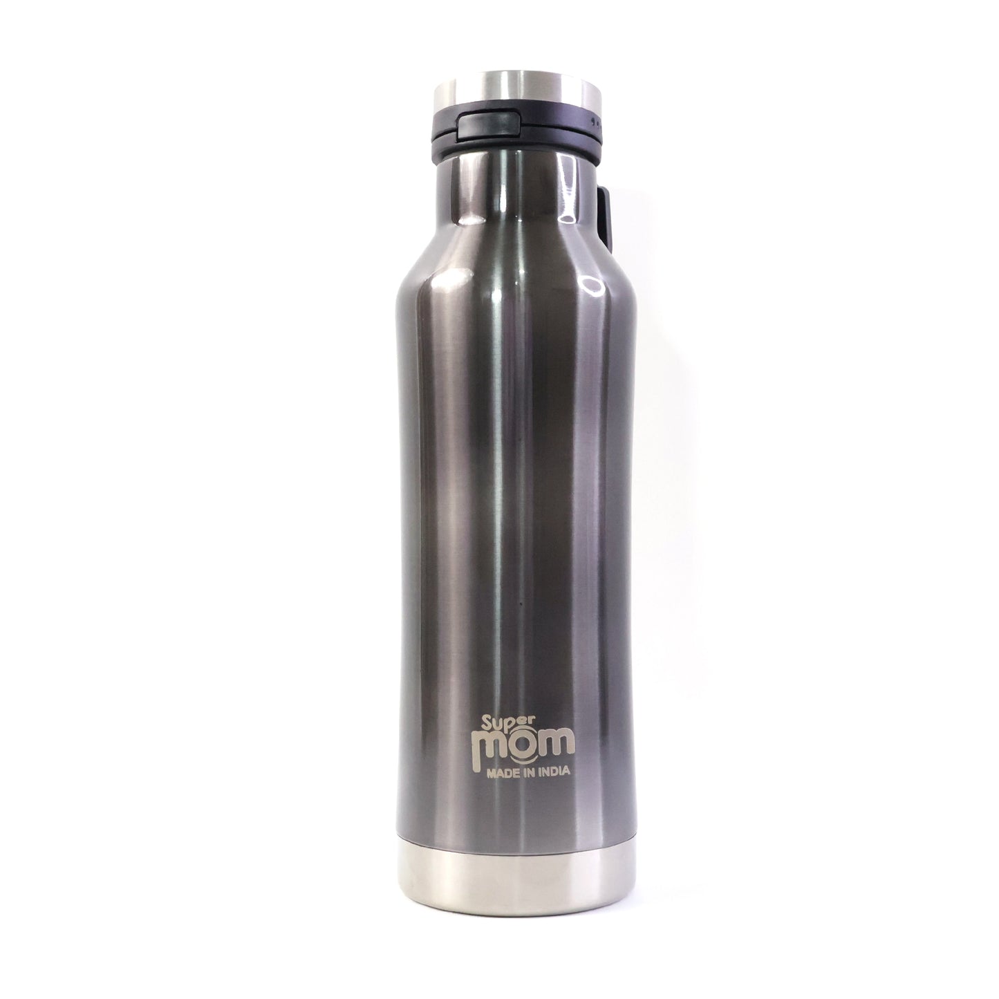 500 ML Stainless Steel Insulated Water Bottle with Flip Lock Lid - Hot & Cold Vacuum Flask for Travel & Daily Use (1 Pc) - Happy Price - Image 4