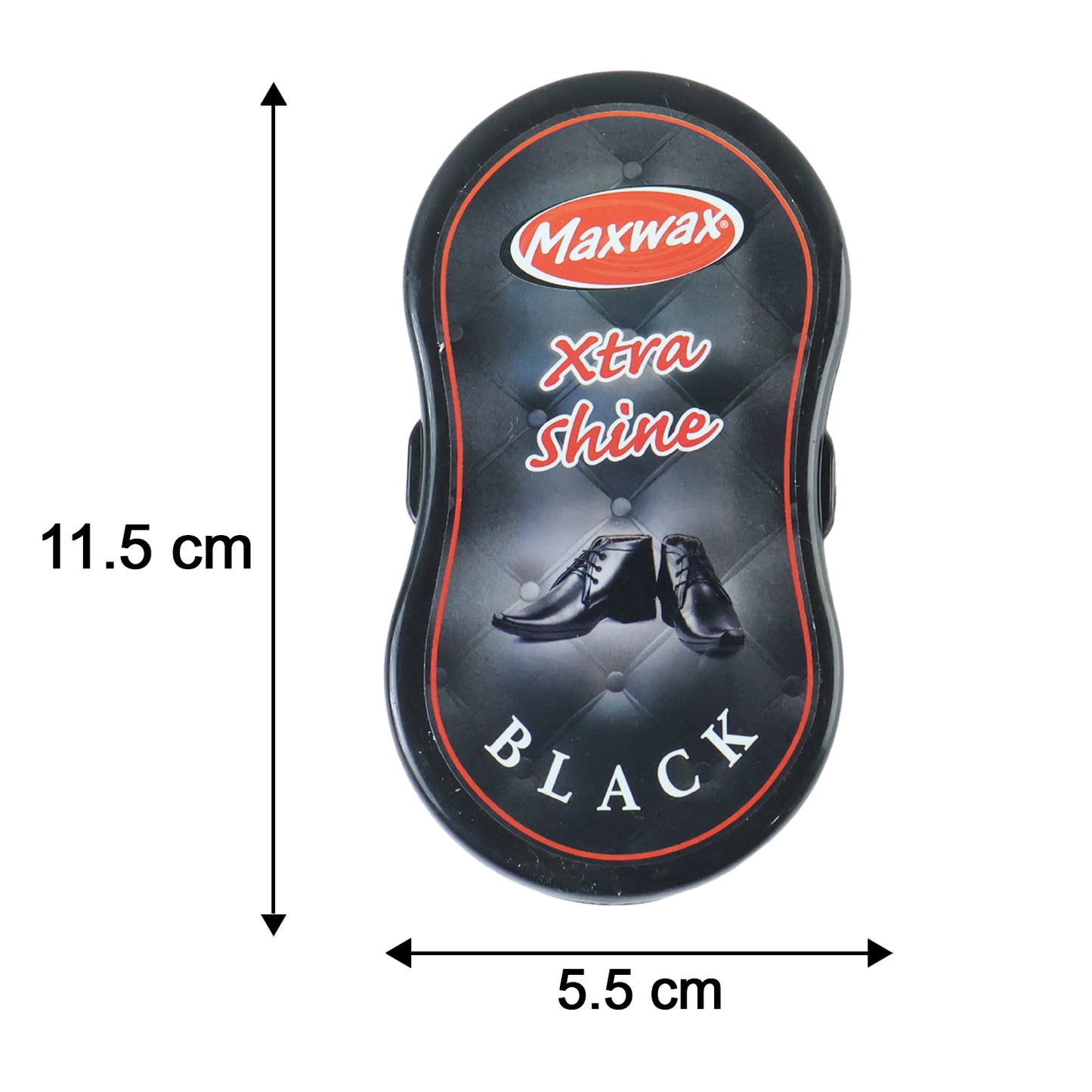 Maxwax Black Instant Shoe Shiner (1 Pc 4.5 Ml)