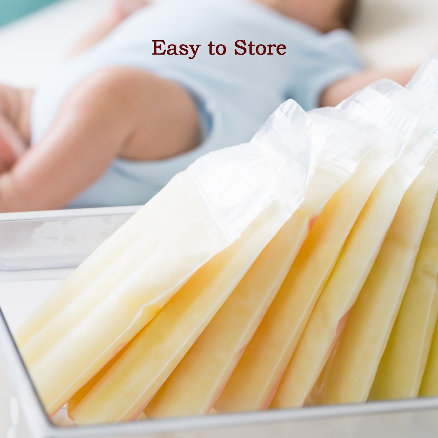 Breastmilk Storage Bags Double Zipper Seal (1 Pc) - Happy Price - Image 3