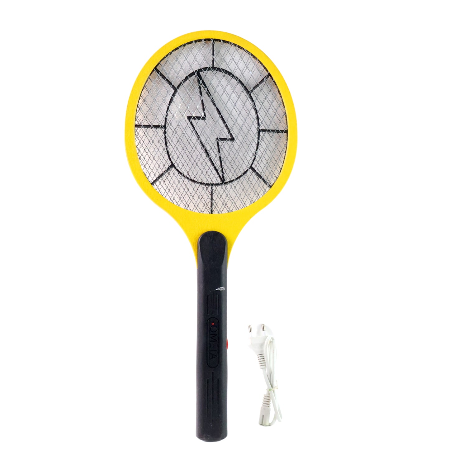 Yellow Rechargeable Electric Mosquito Killer Racket With Cable - Happy Price - Image 2